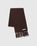 Acne Studios – Wool Fringe Scarf Chocolate Brown - Scarves - Brown - Image 2