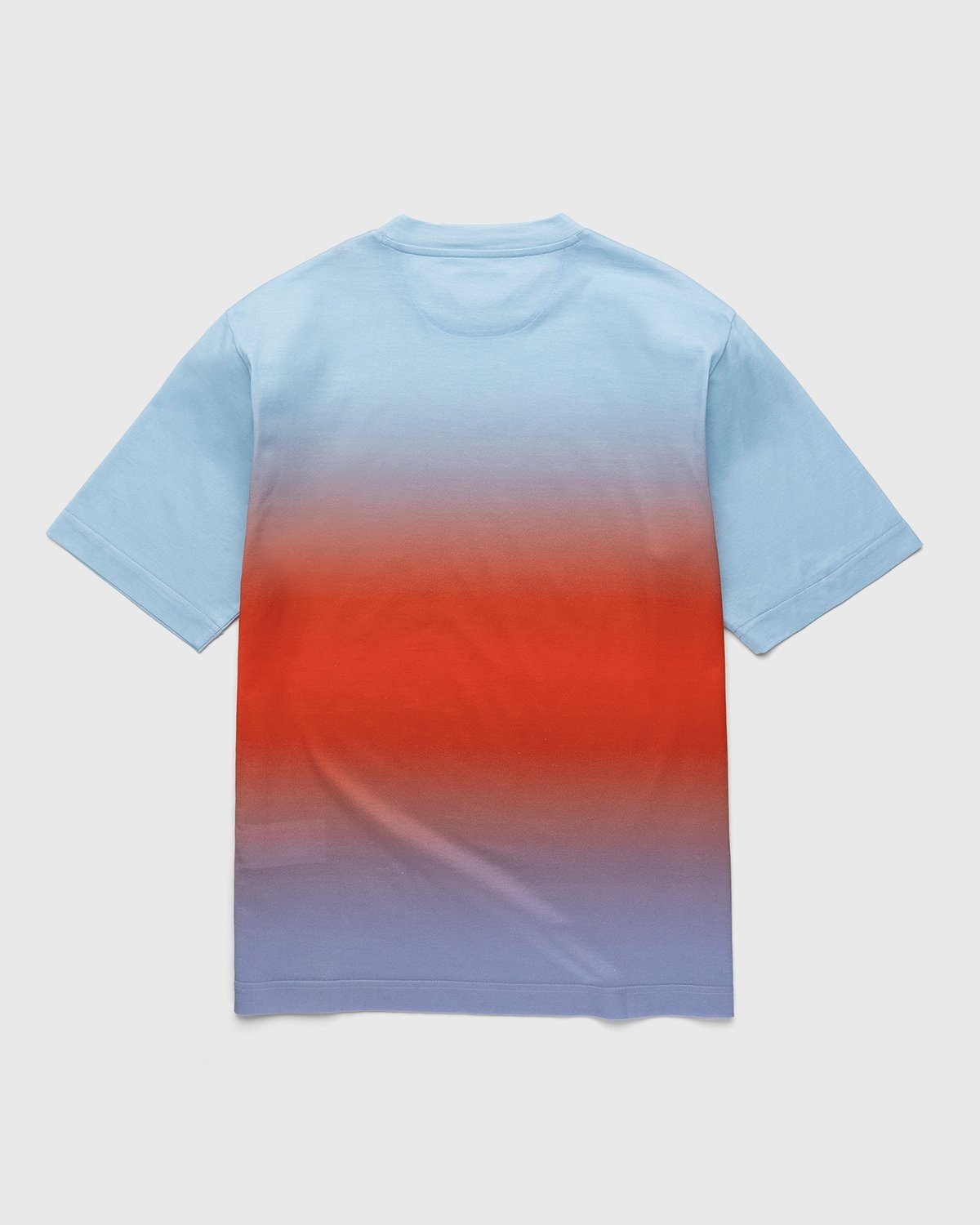 Gradient Monogram Logo Graphic Crewneck T-Shirt