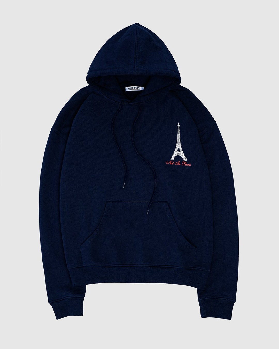 Highsnobiety – Not In Paris Eiffel Tower Hoodie Navy - Sweats - Blue - Image 2