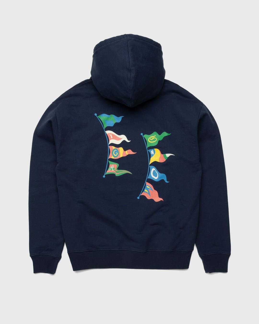 Highsnobiety – Flags Hoodie Navy - Sweats - Blue - Image 2