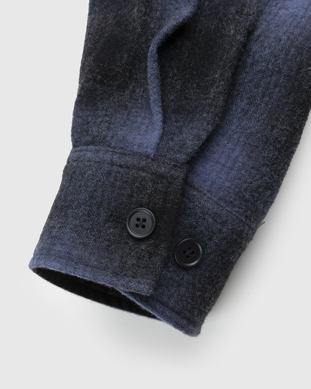 Highsnobiety – Plaid Zip Shirt Blue Black - Shirts - Blue - Image 5