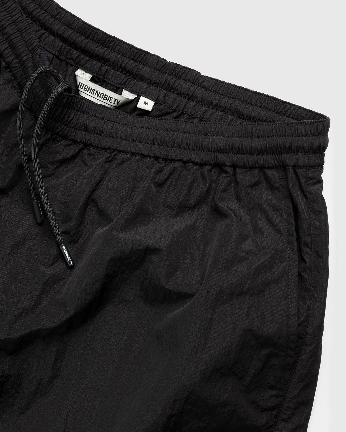 Highsnobiety – Crepe Nylon Shorts Black - Shorts - Black - Image 4
