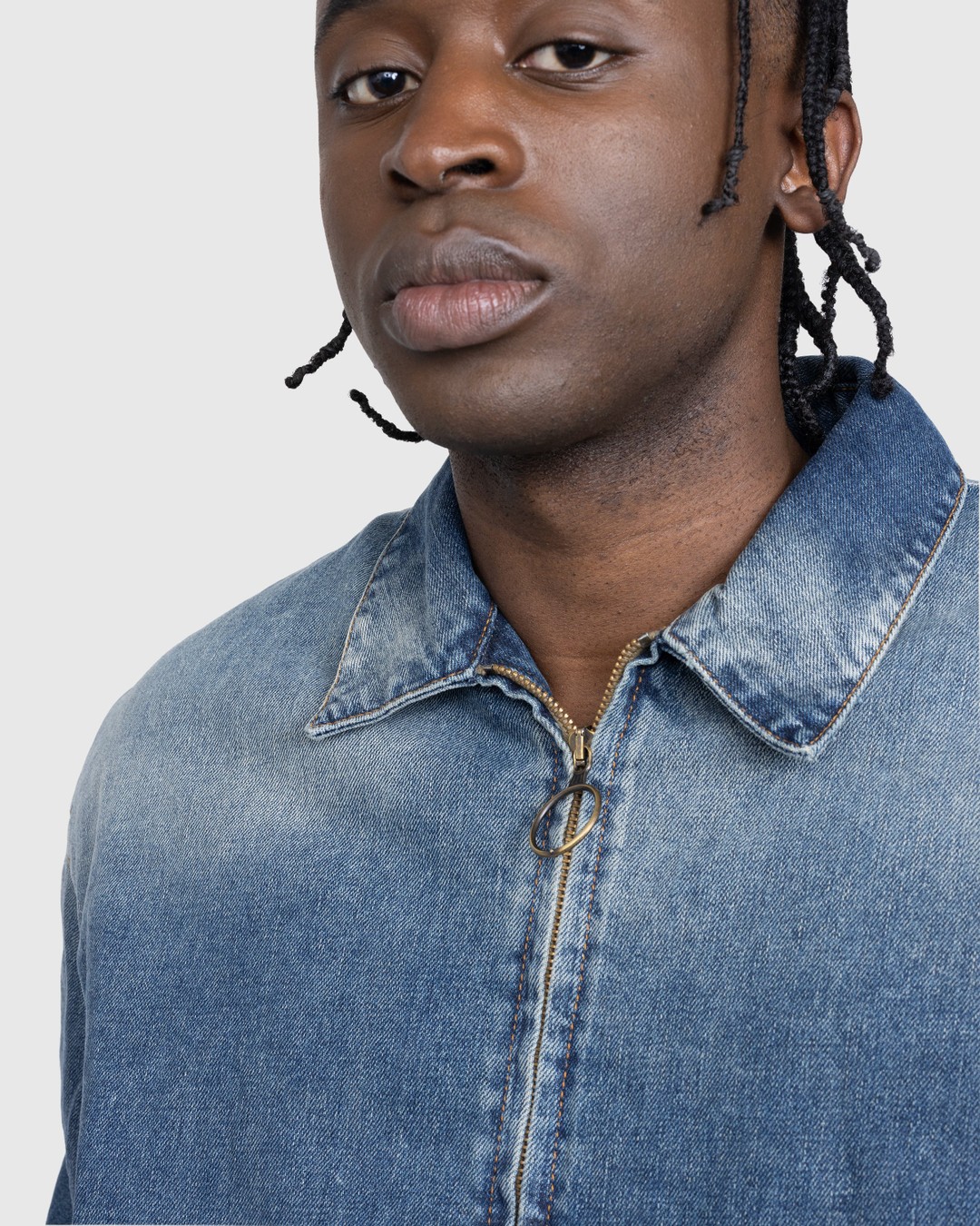 Acne Studios – Denim Padded Jacket Blue - Outerwear - Blue - Image 4