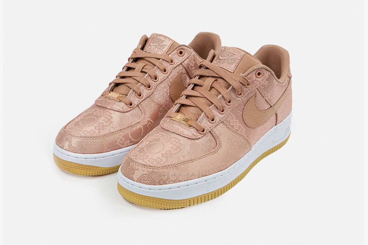 Clot X Nike Air Force 1 Rose Gold Silk Official Release Info