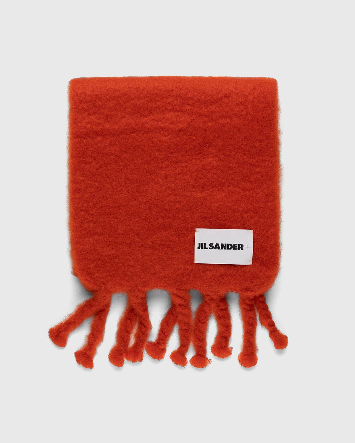 Jil Sander – Woven Scarf Red - Knits - Red - Image 2