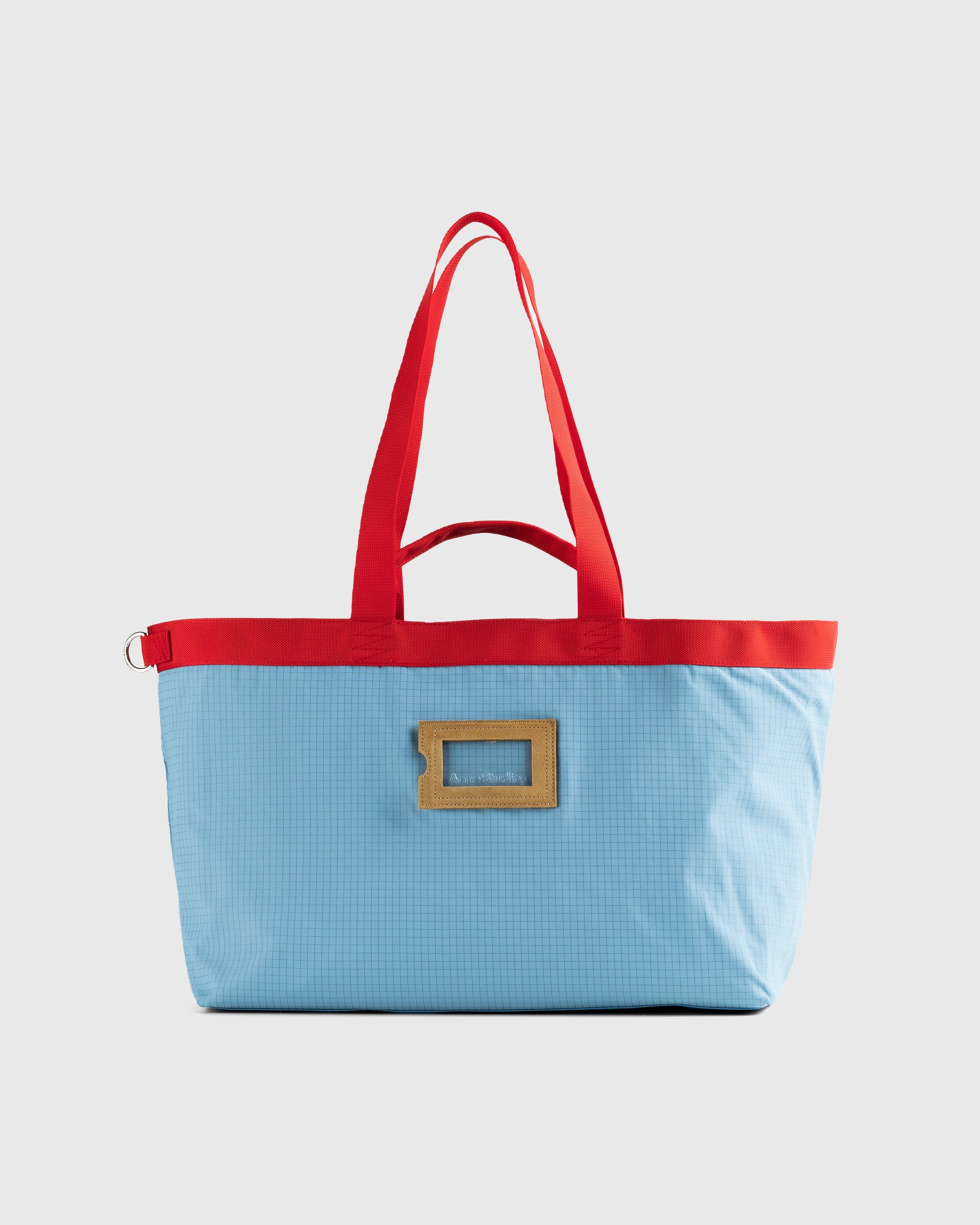 Acne Studios – Large Nylon Tote Bag Blue - Bags - Blue - Image 1