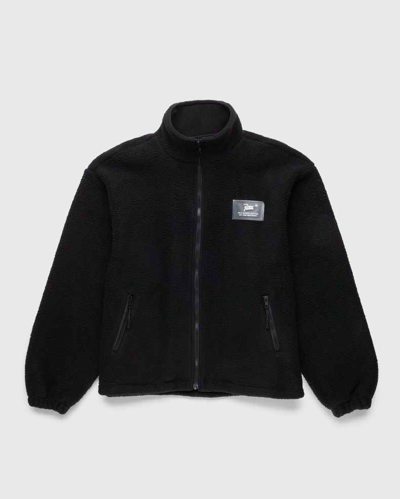 Patta – Sherling Fleece Jacket Black