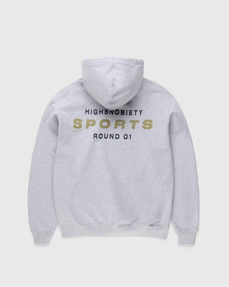 Highsnobiety – HS Sports Round 01 Hoodie Grey