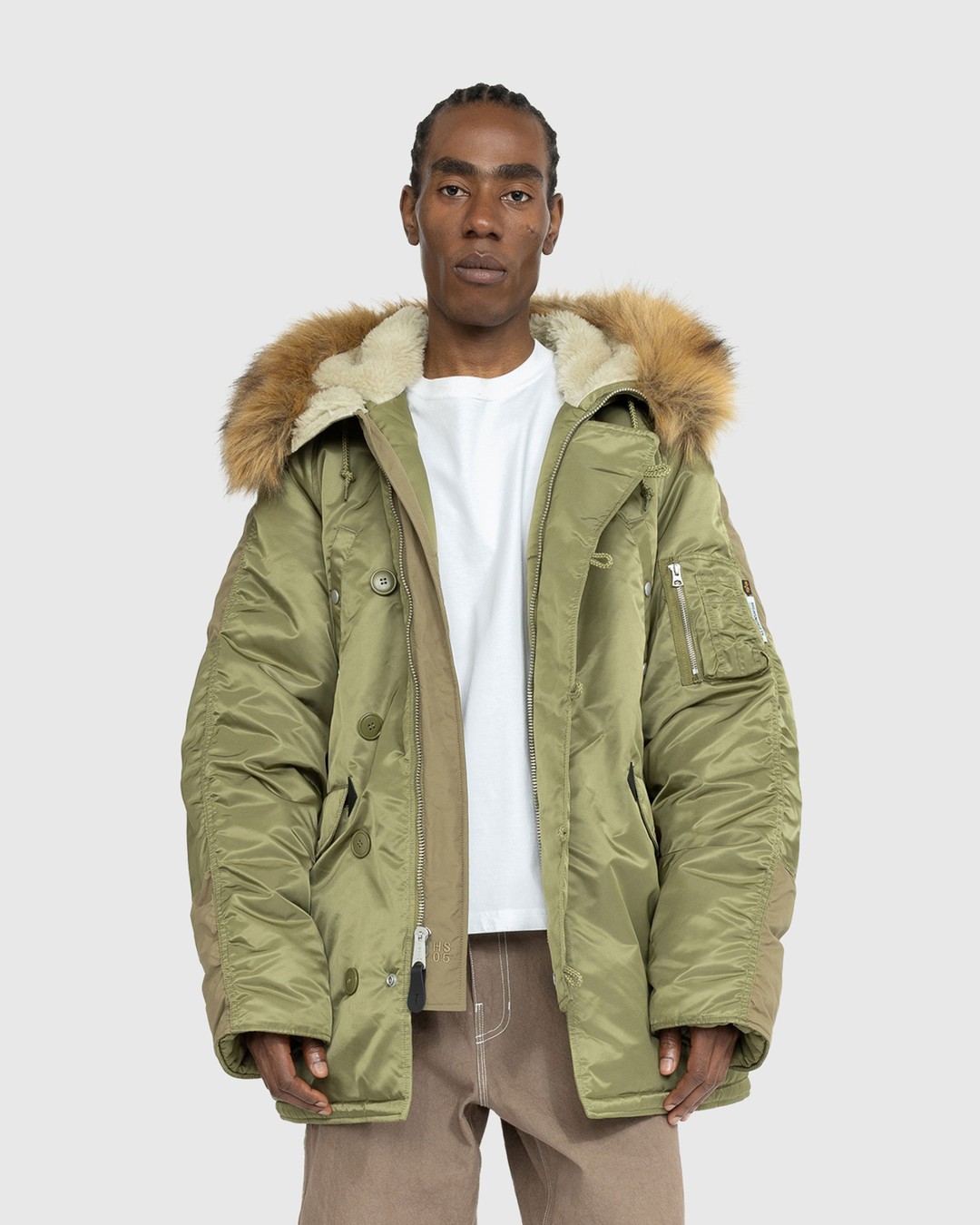 – Alpha Highsnobiety Shop Parka x | N3B Industries Olive Highsnobiety Drab