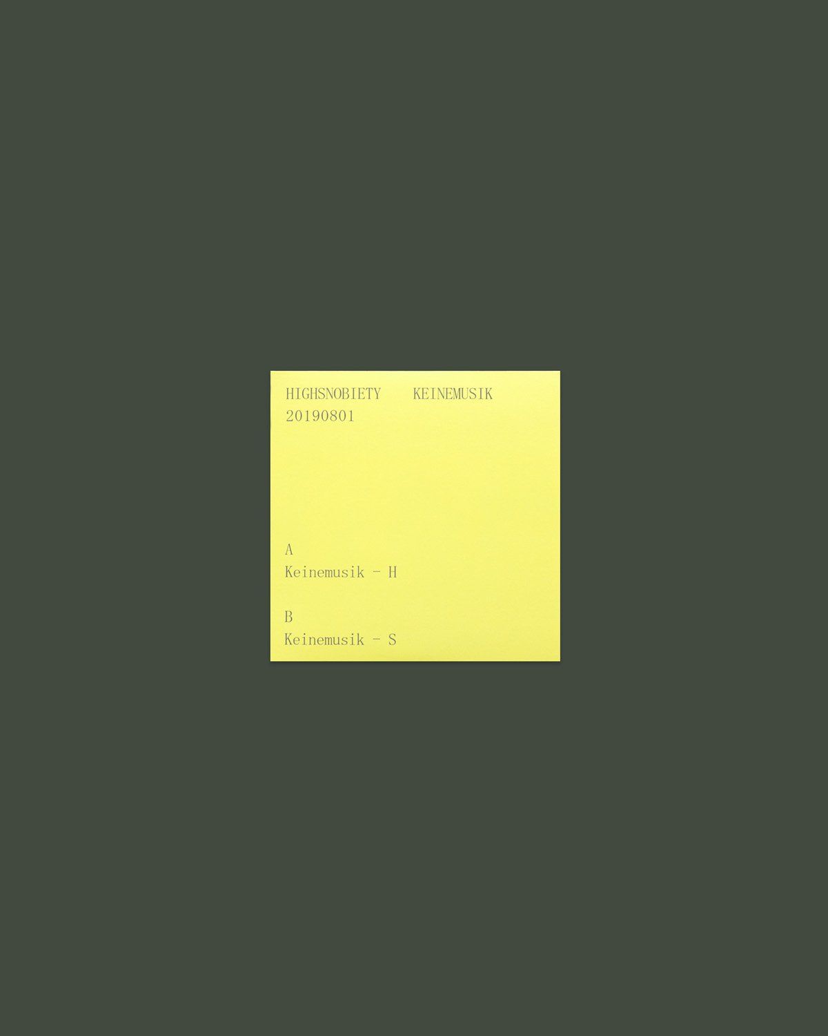 Highsnobiety – Magazine Issue 19: Keinemusik Vinyl Edition - Magazines - Multi - Image 5