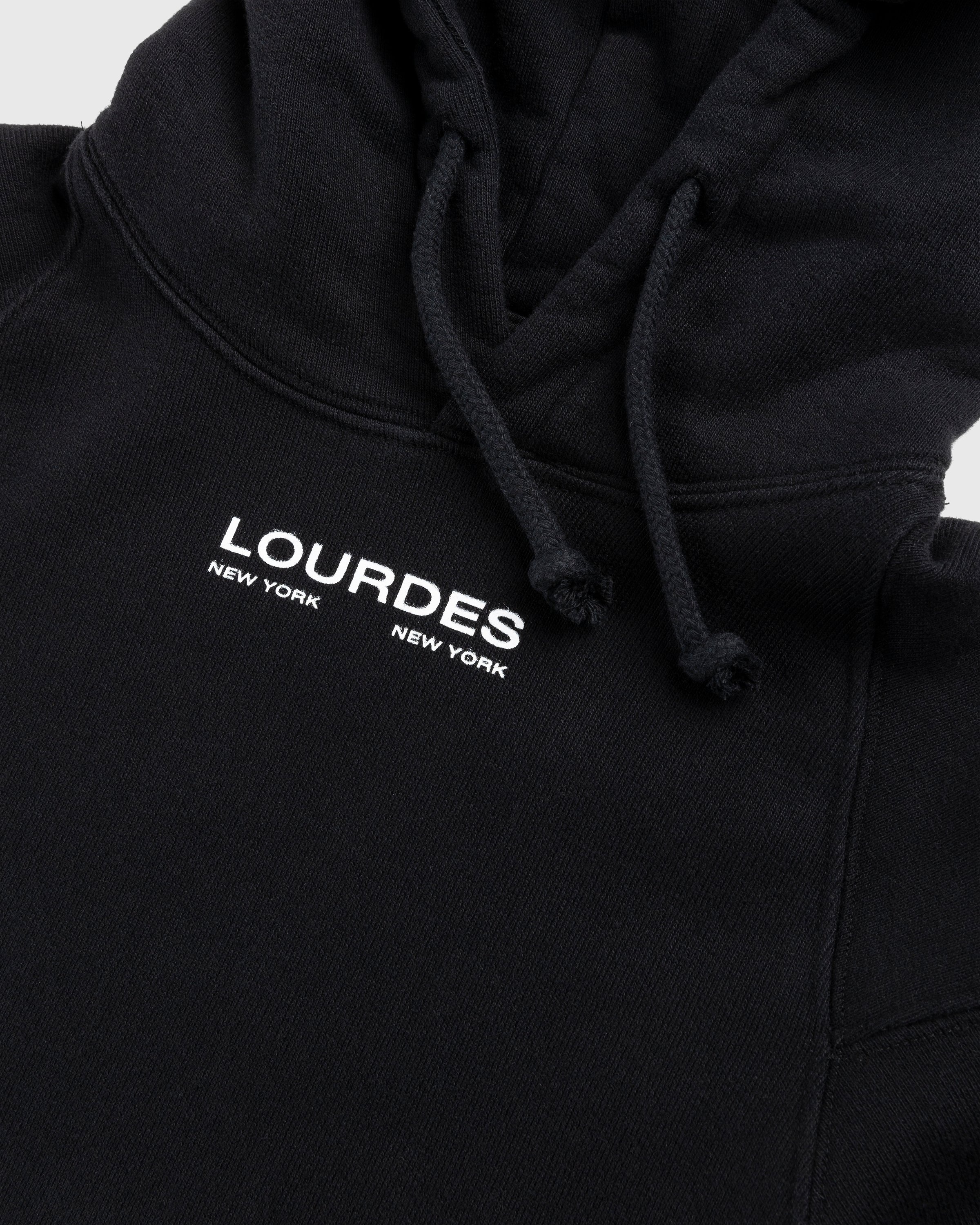 Lourdes New York – Basic Hoodie Black - Sweats - Black - Image 5