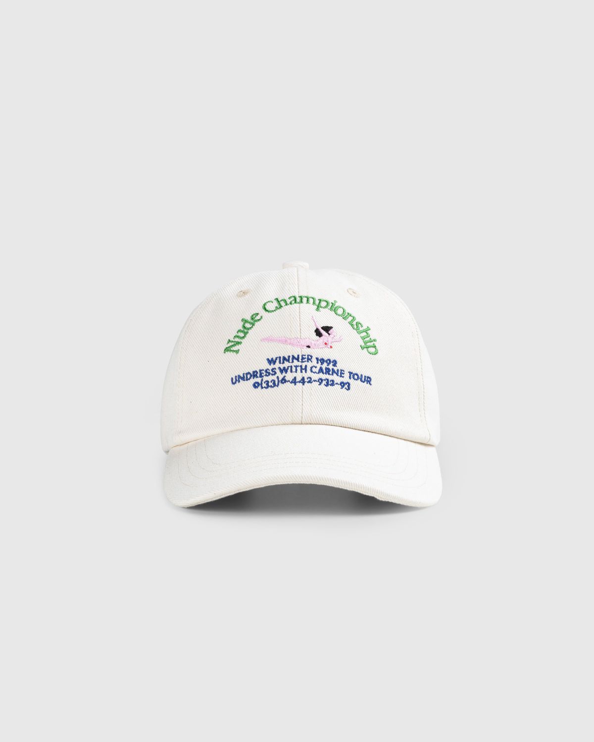 Carne Bollente – Nude Championship Cap Beige - Hats - Beige - Image 2