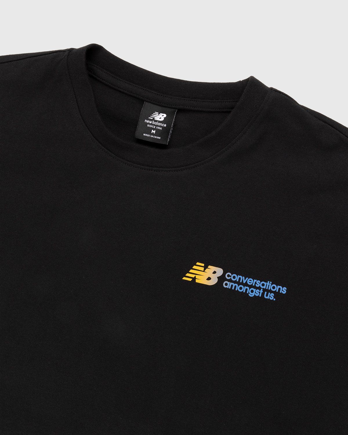 New Balance – Conversations Amongst Us Brand T-Shirt Black - Tops - Black - Image 4