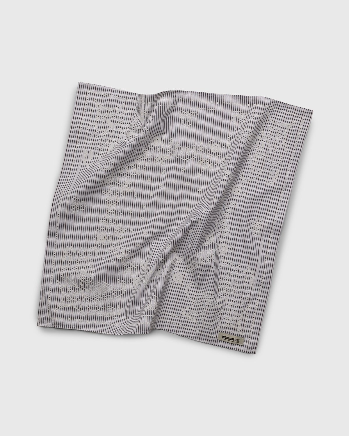 Highsnobiety – Shirting Bandana White - Scarves - White - Image 4