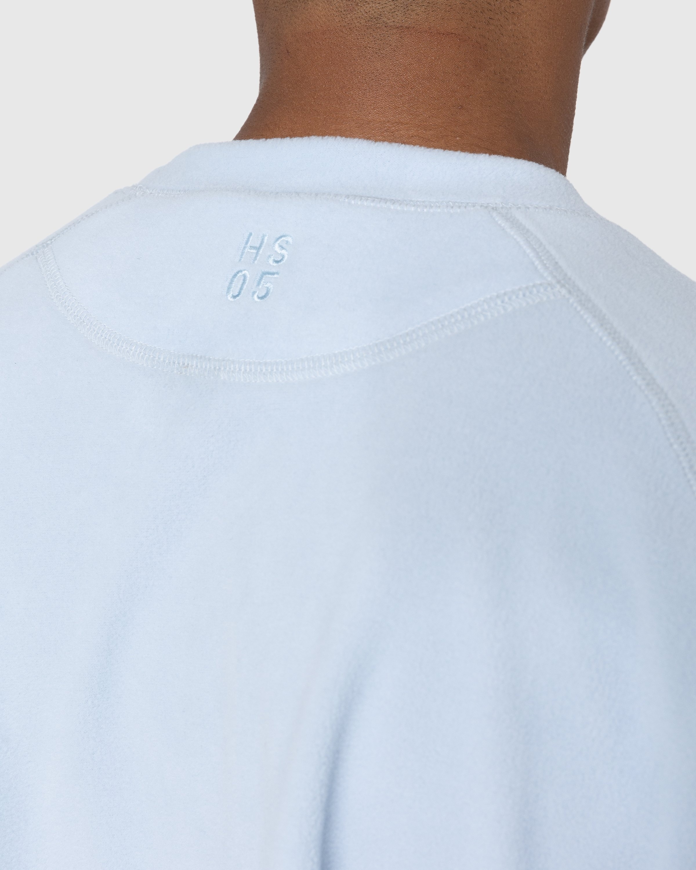 Highsnobiety – Polar Fleece Raglan Sweater Baby Blue - Fleece - Blue - Image 5