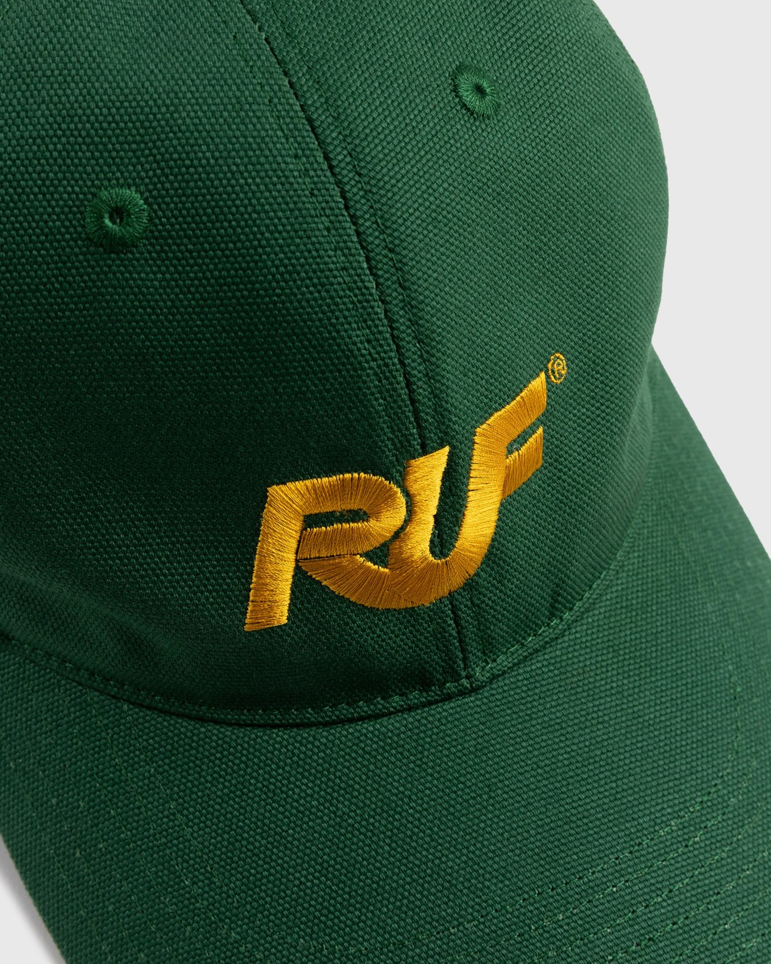 RUF x Highsnobiety – Logo Cap Green - Hats - Green - Image 6