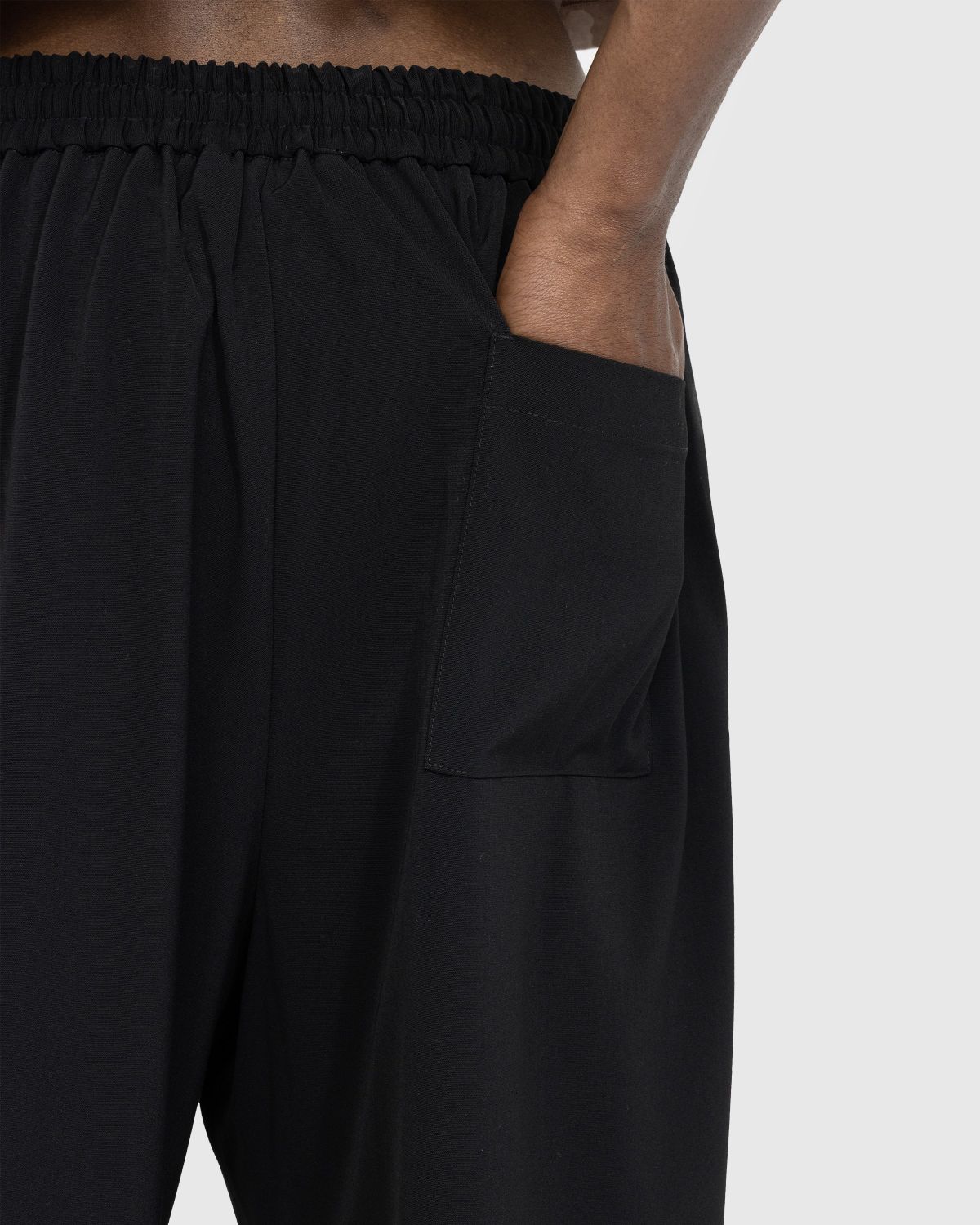Acne Studios – Relaxed Fit Trousers Black - Pants - Black - Image 4