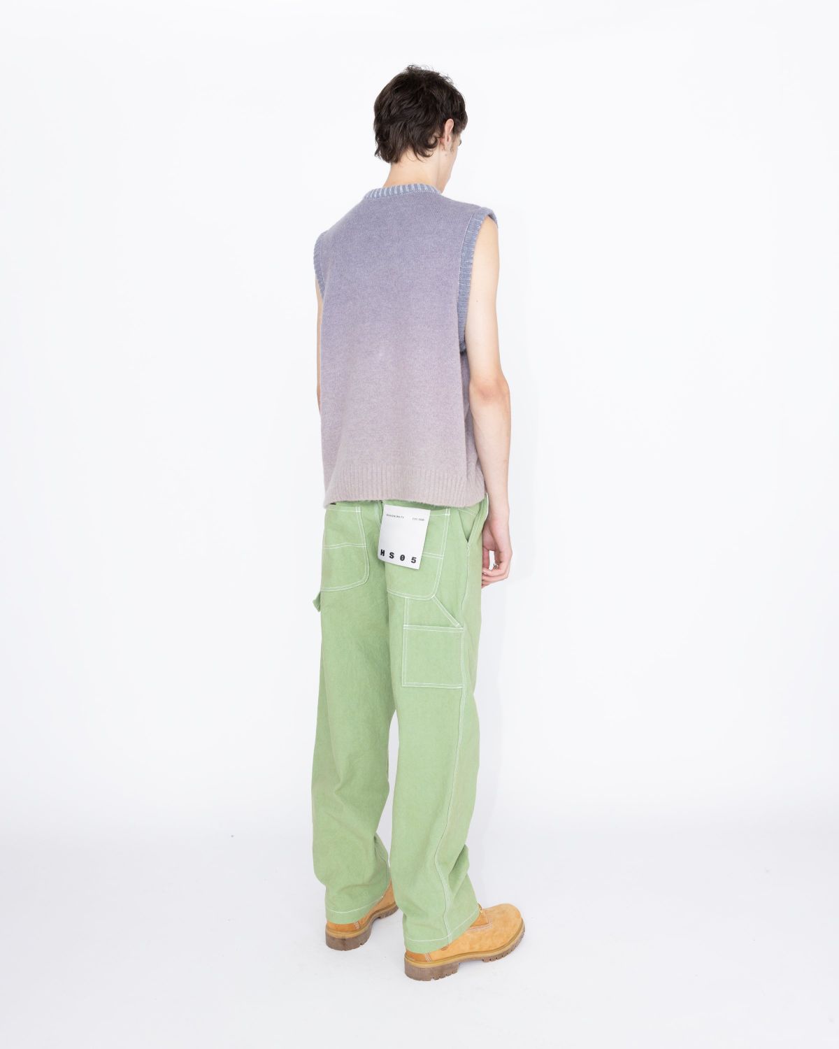 Highsnobiety HS05 – Alpaca Gradient Sweater Vest - Knitwear - Multi - Image 5