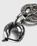 Acne Studios – Peace Sign Earring Antique Silver - Jewelry - Silver - Image 3