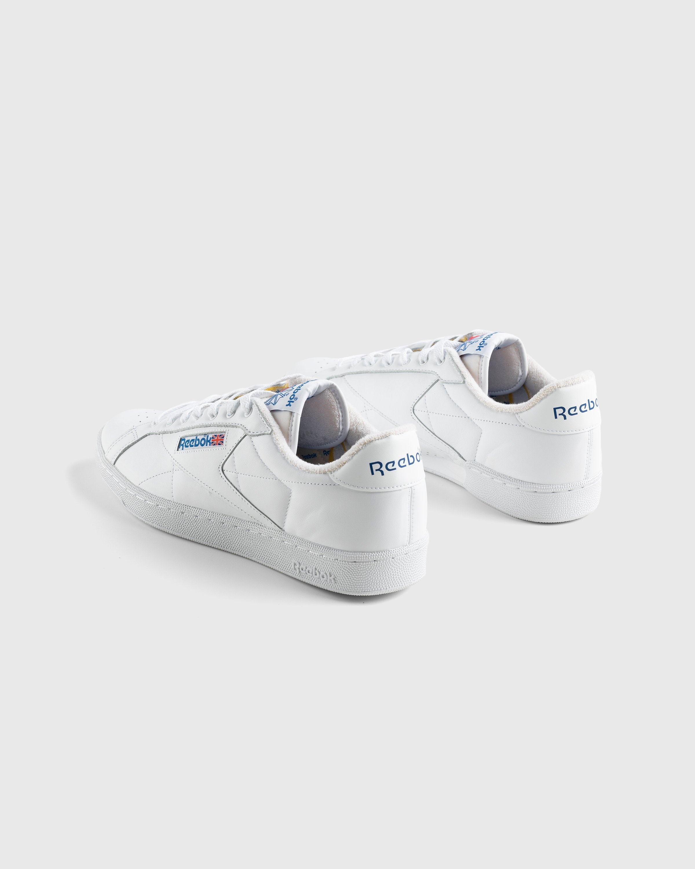 Reebok Club C Extra Sneakers in Chalk with Baby Blue detail-White