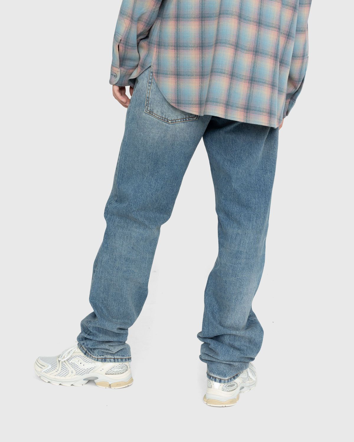 Maison Margiela – 5-Pocket Jeans Light Indigo - Pants - Purple - Image 3