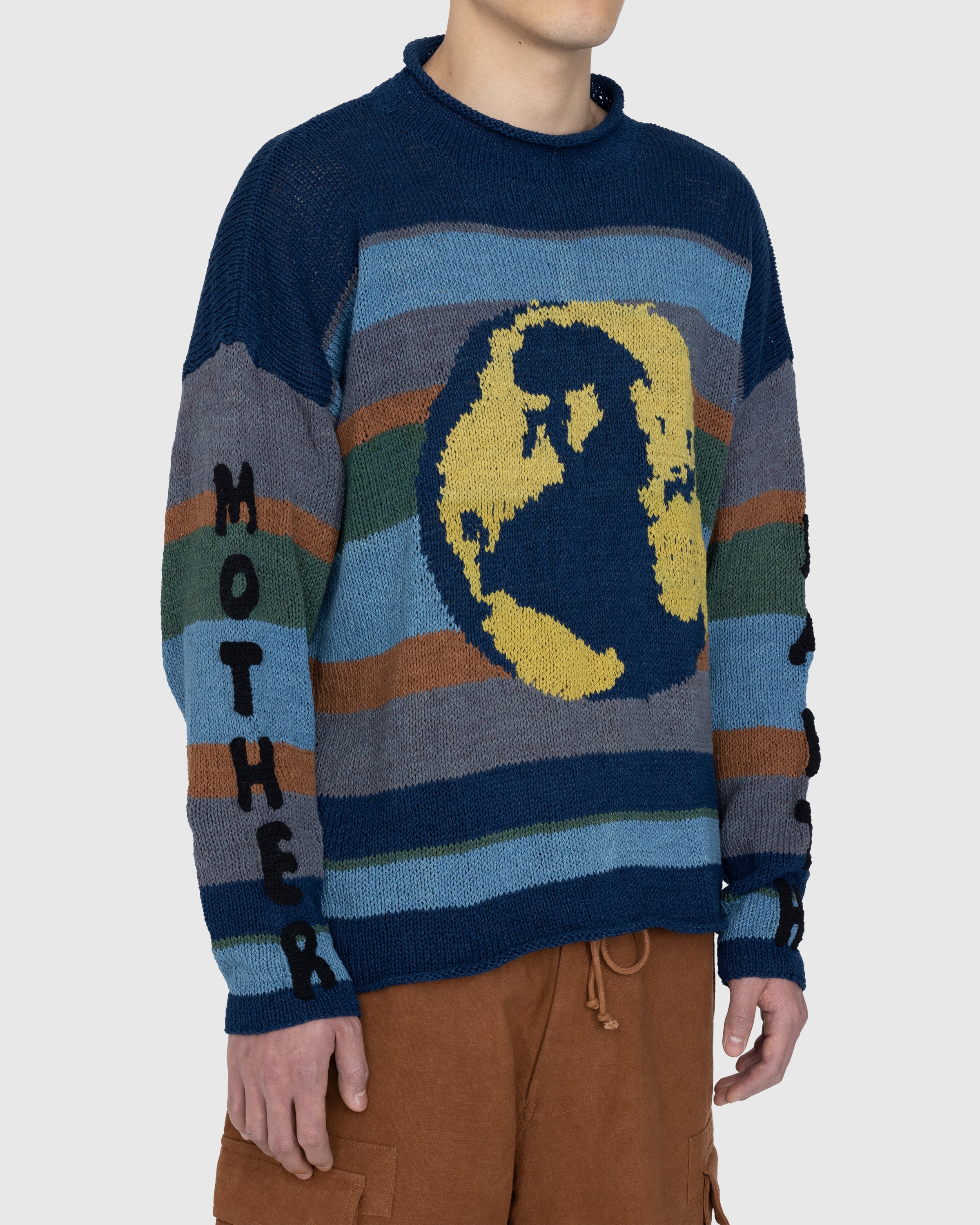 Story mfg. – Twinsun Rollneck Striped Mother Earth Multi - Knitwear - Multi - Image 3
