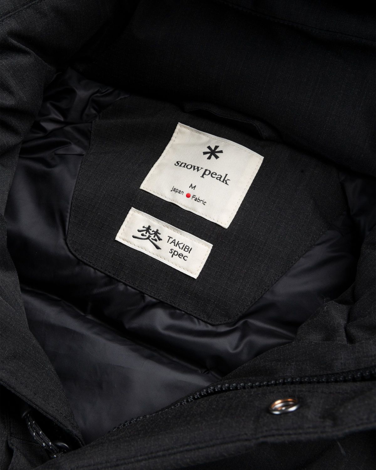 Snow Peak Fire Resistant 2 Layer Down Jacket Black