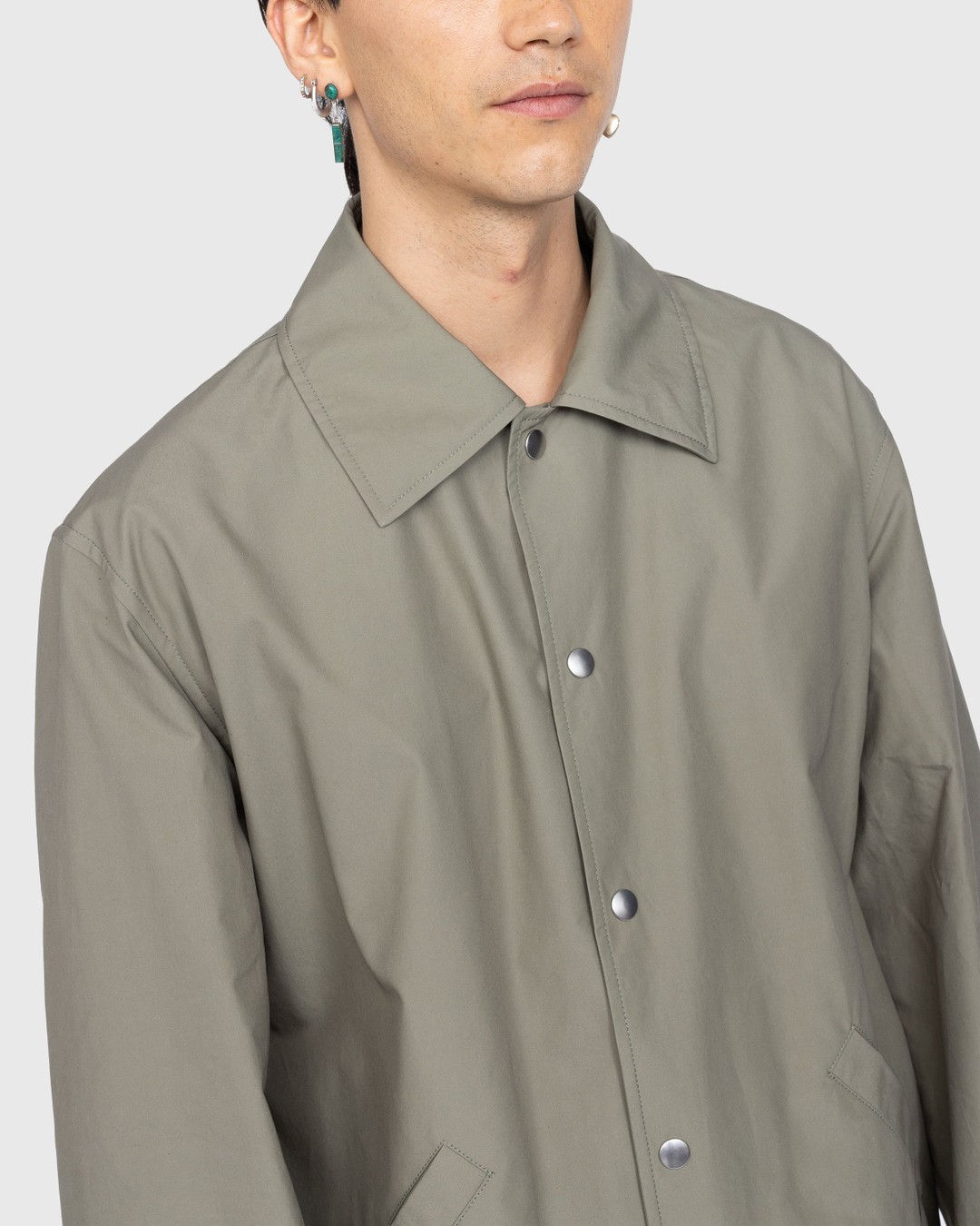 Jil Sander – Logo Jacket Medium Green - Outerwear - Green - Image 4