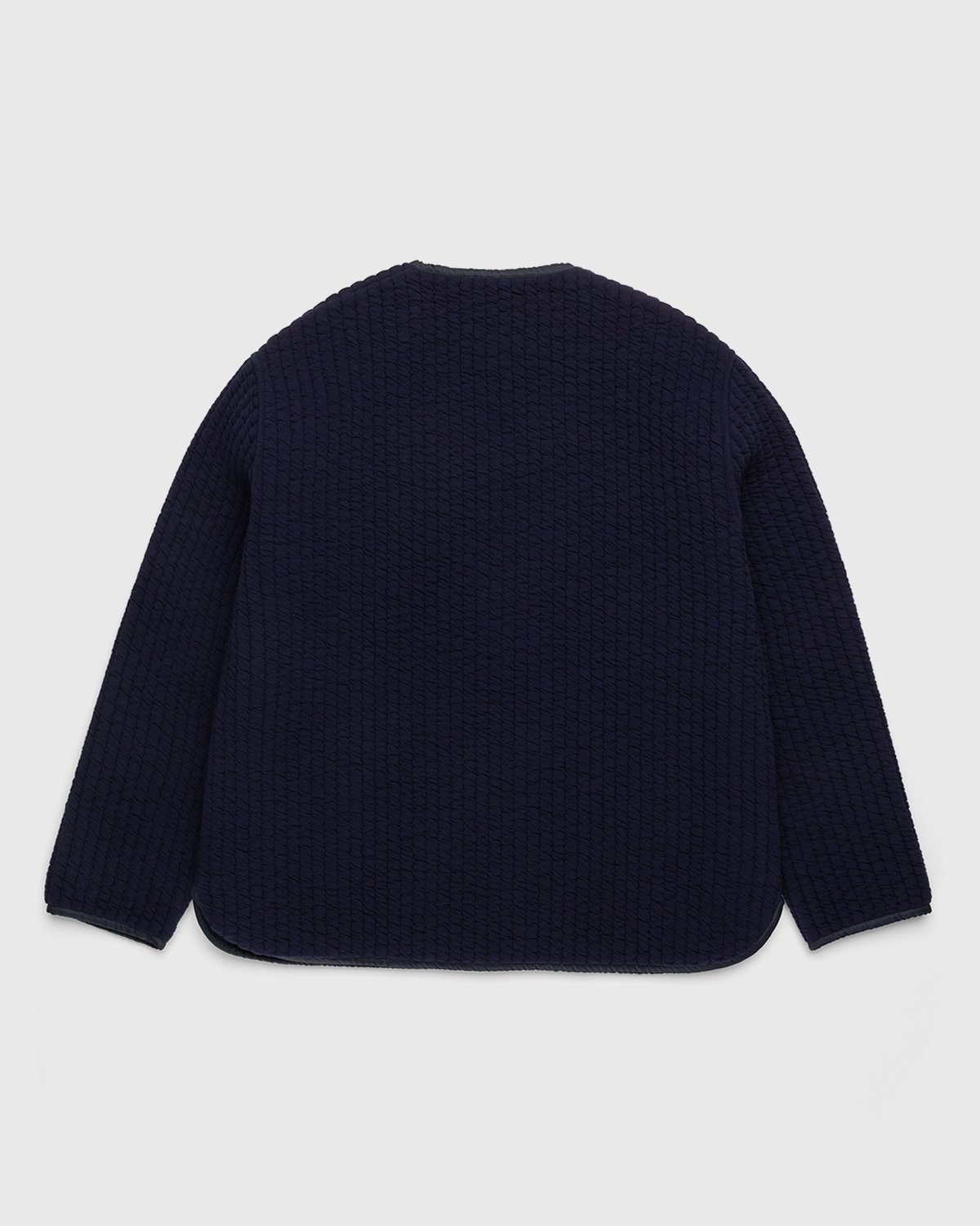 Jil Sander – Knitted Bomber Navy - Outerwear - Blue - Image 2