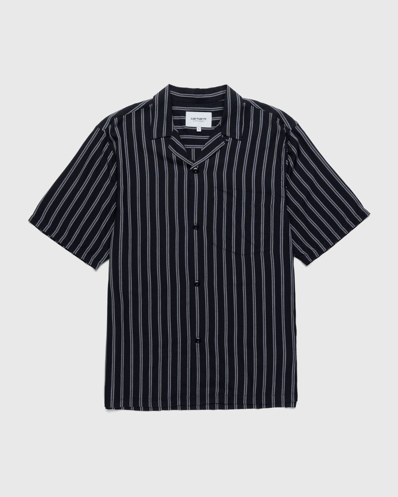 Reyes Stripe Shirt Black