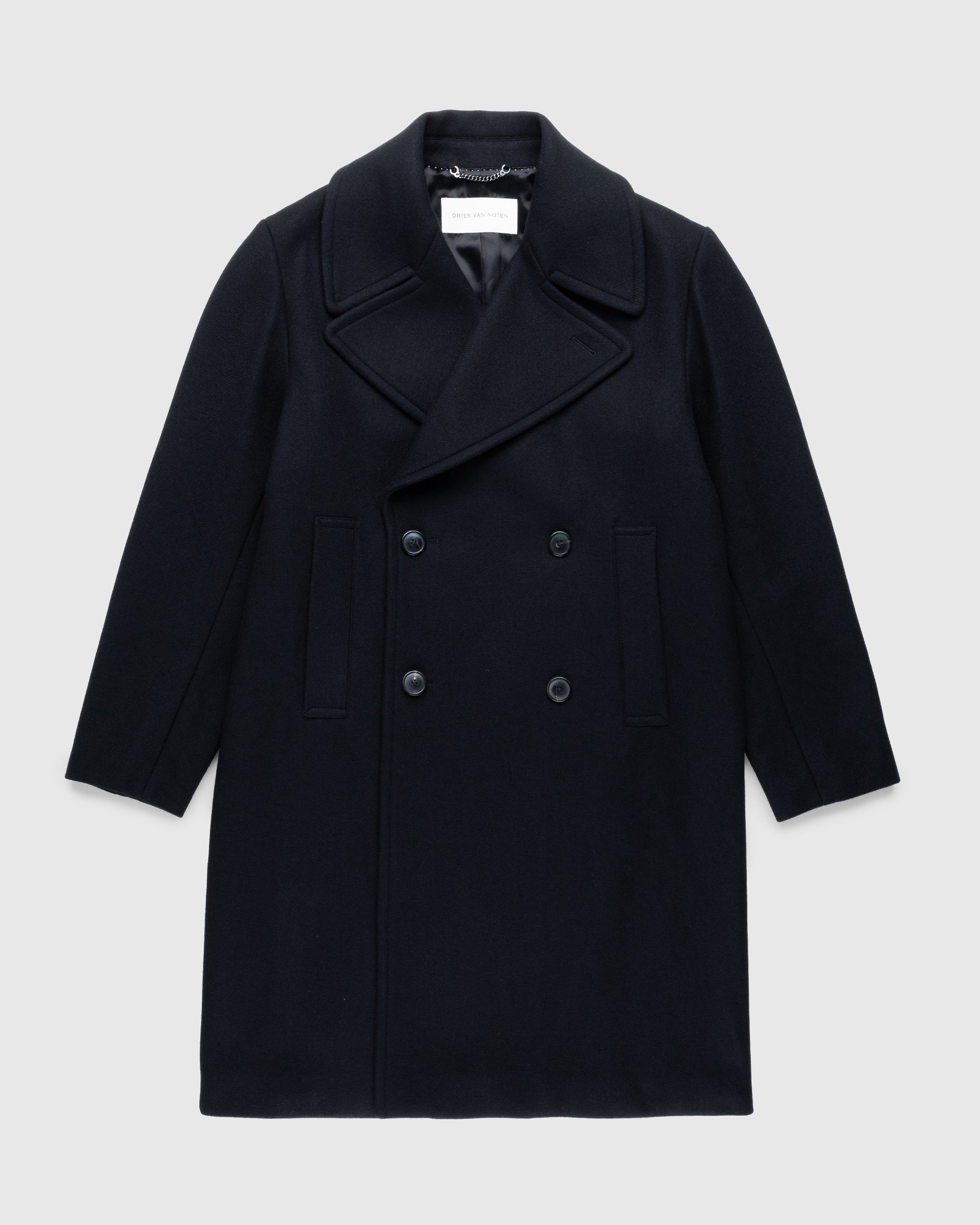 Dries van Noten – Raven Coat Black - Outerwear - Black - Image 1