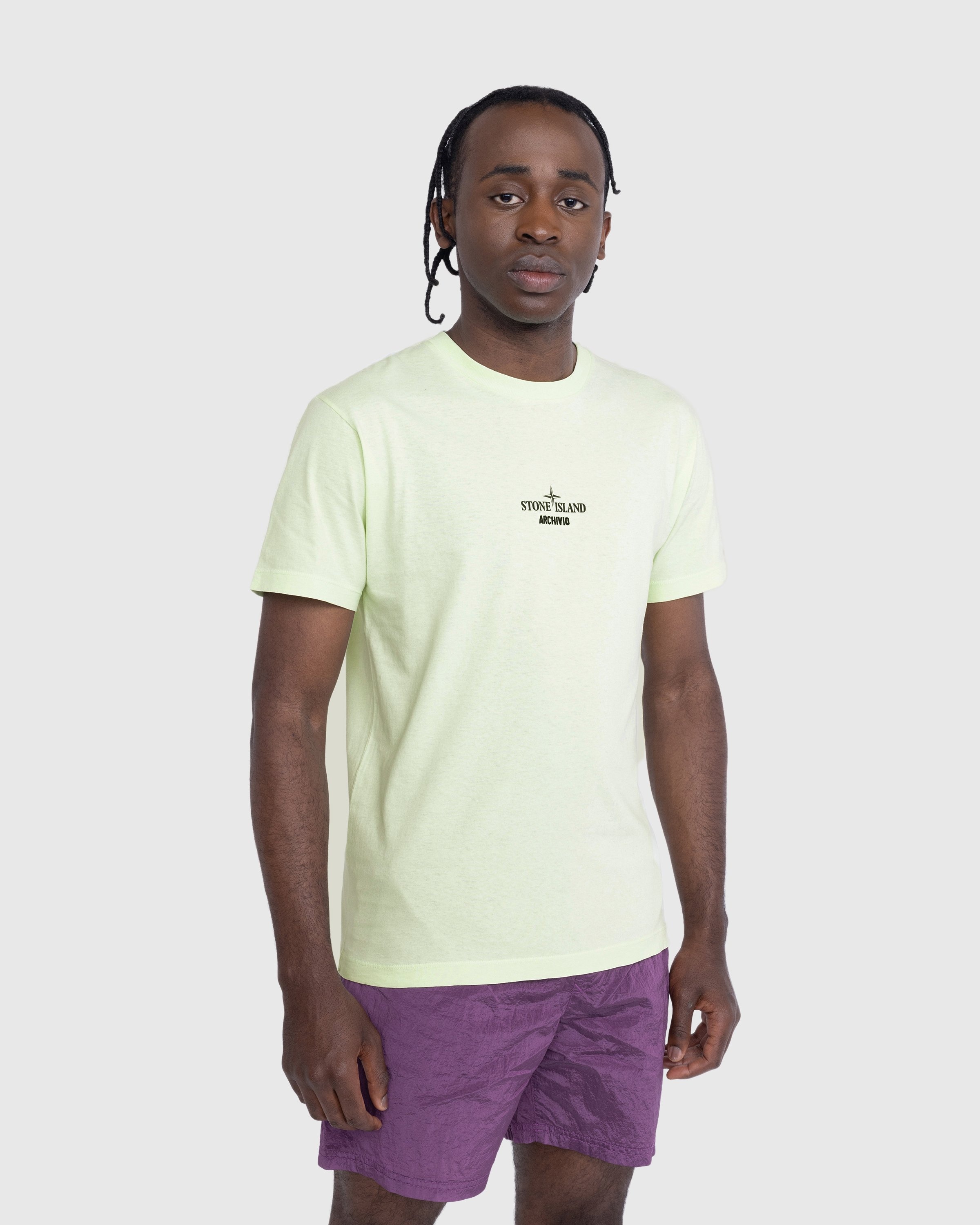 Stone Island – T-Shirt Green 2NS91 | Highsnobiety Shop