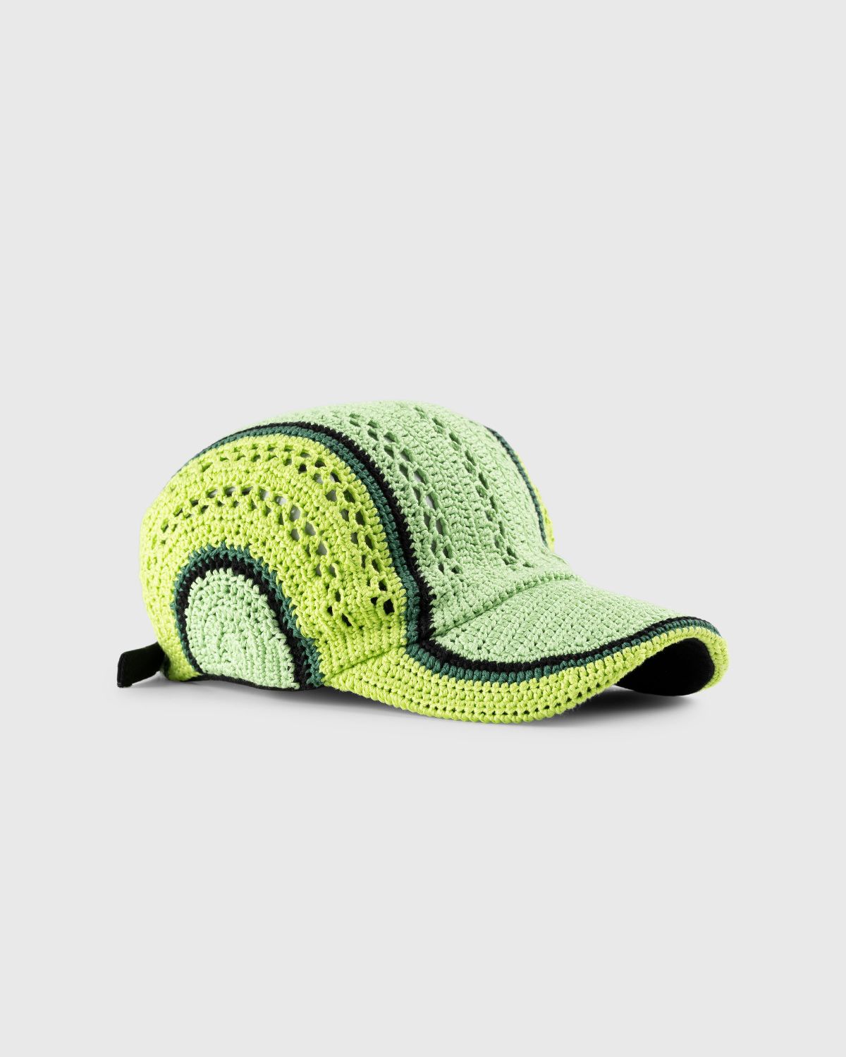 SSU – Crochet Baseball Cap Reptile Green - Hats - Green - Image 1