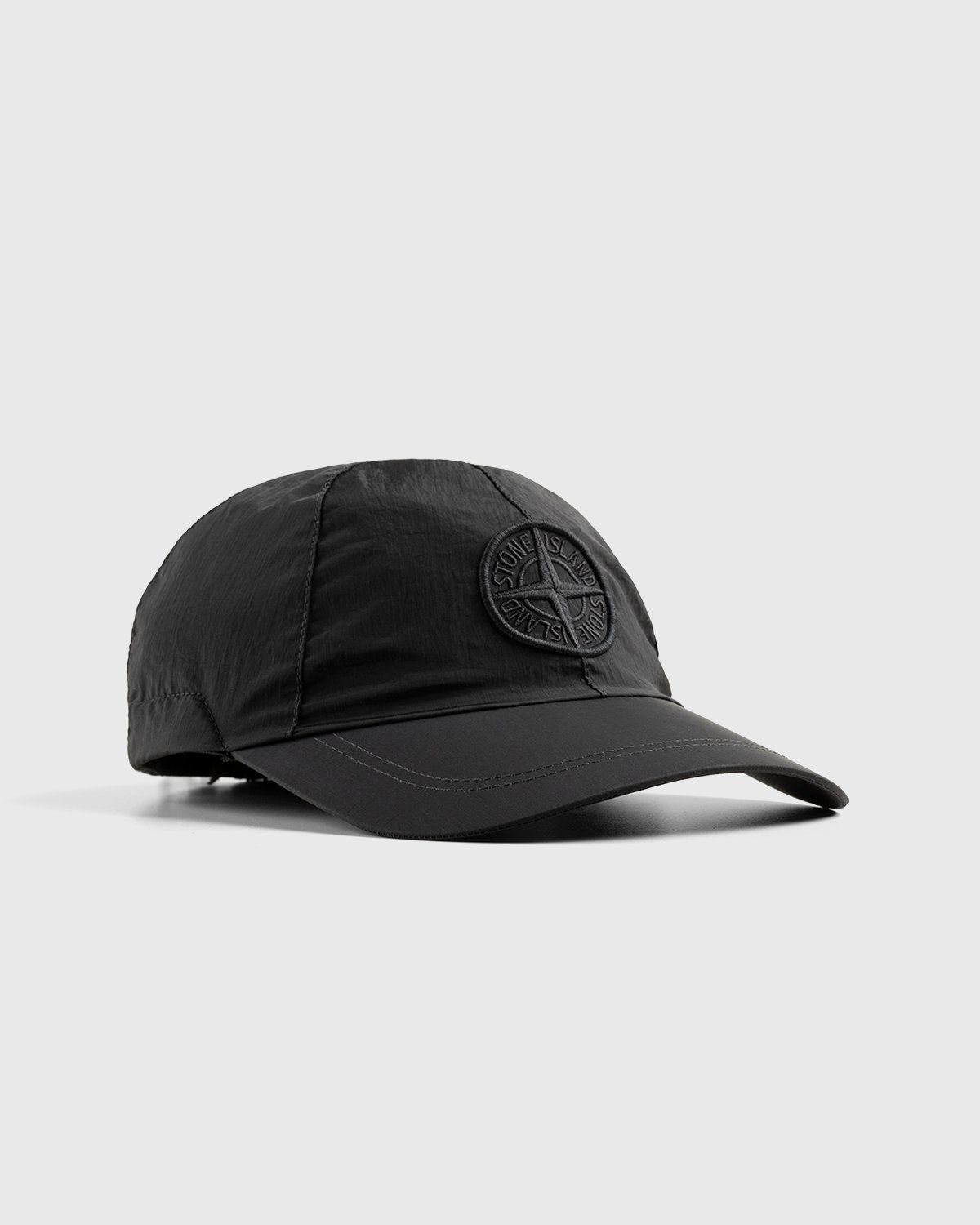 Stone Island – 99576 Nylon Metal Hat Black - Image 1