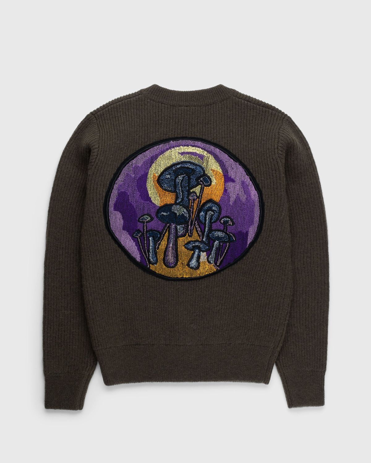 Stüssy x Dries van Noten – Badge Sweater - Knitwear - Brown - Image 2