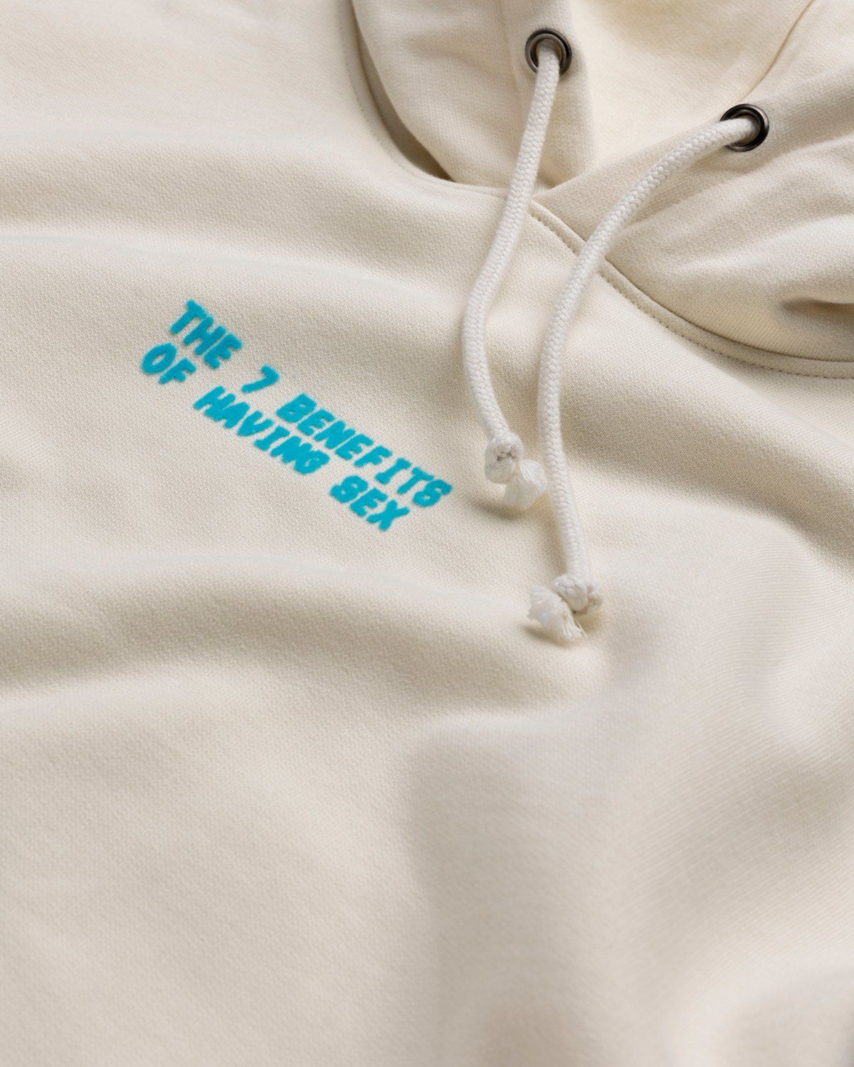 Carne Bollente – 7 Sex Benefits Hoodie Cream - Sweats - Beige - Image 3