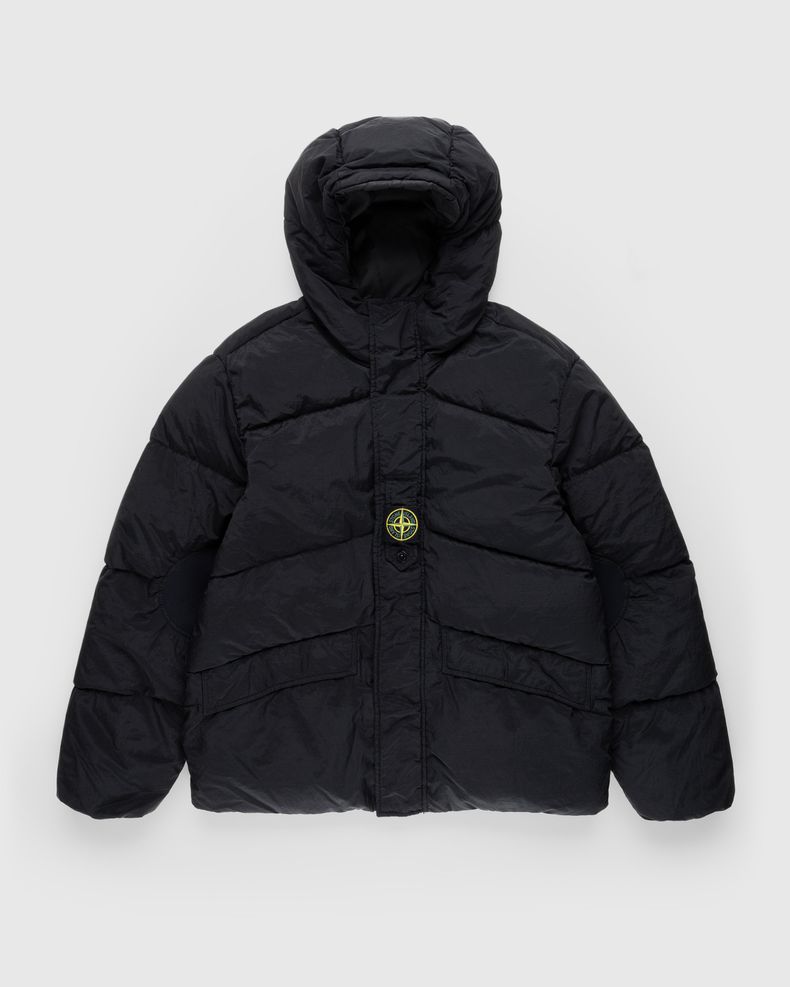 Reversible Nylon Metal Down Jacket Black