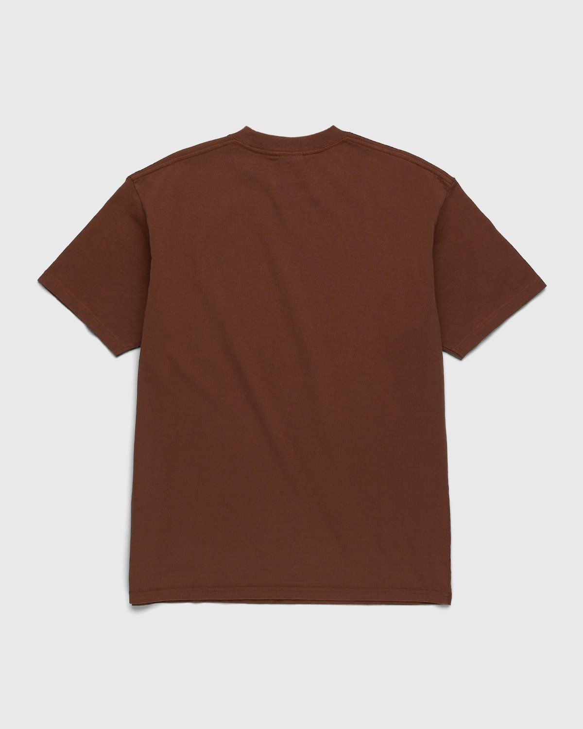 Highsnobiety – Script Logo T-Shirt Brown - T-shirts - Brown - Image 2