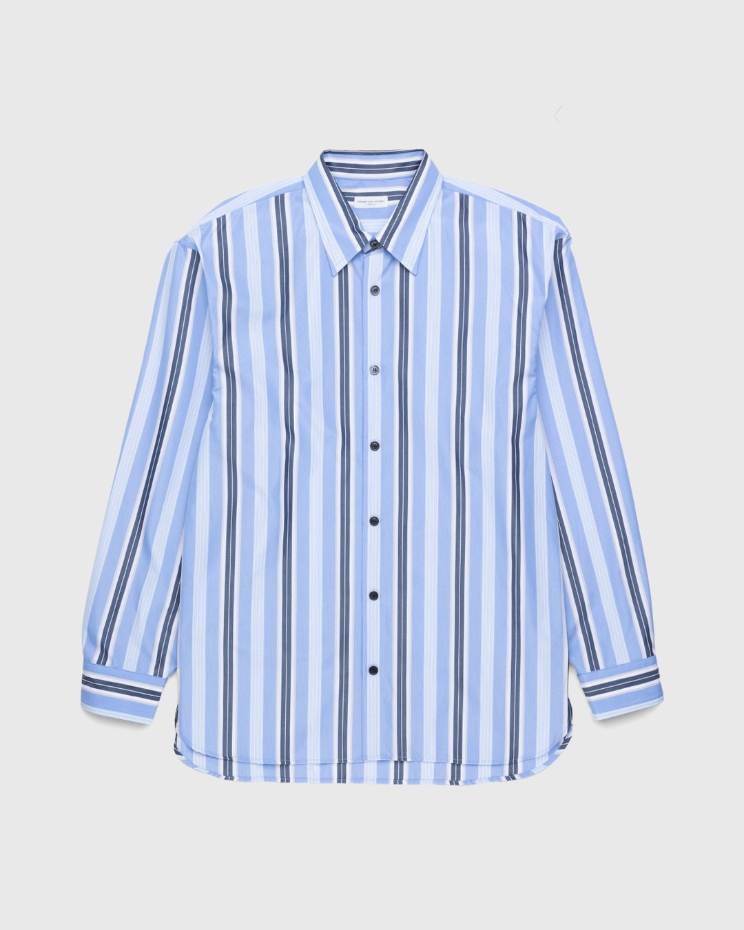Dries van Noten – Croom Shirt Striped Blue - Longsleeve Shirts - Blue - Image 1
