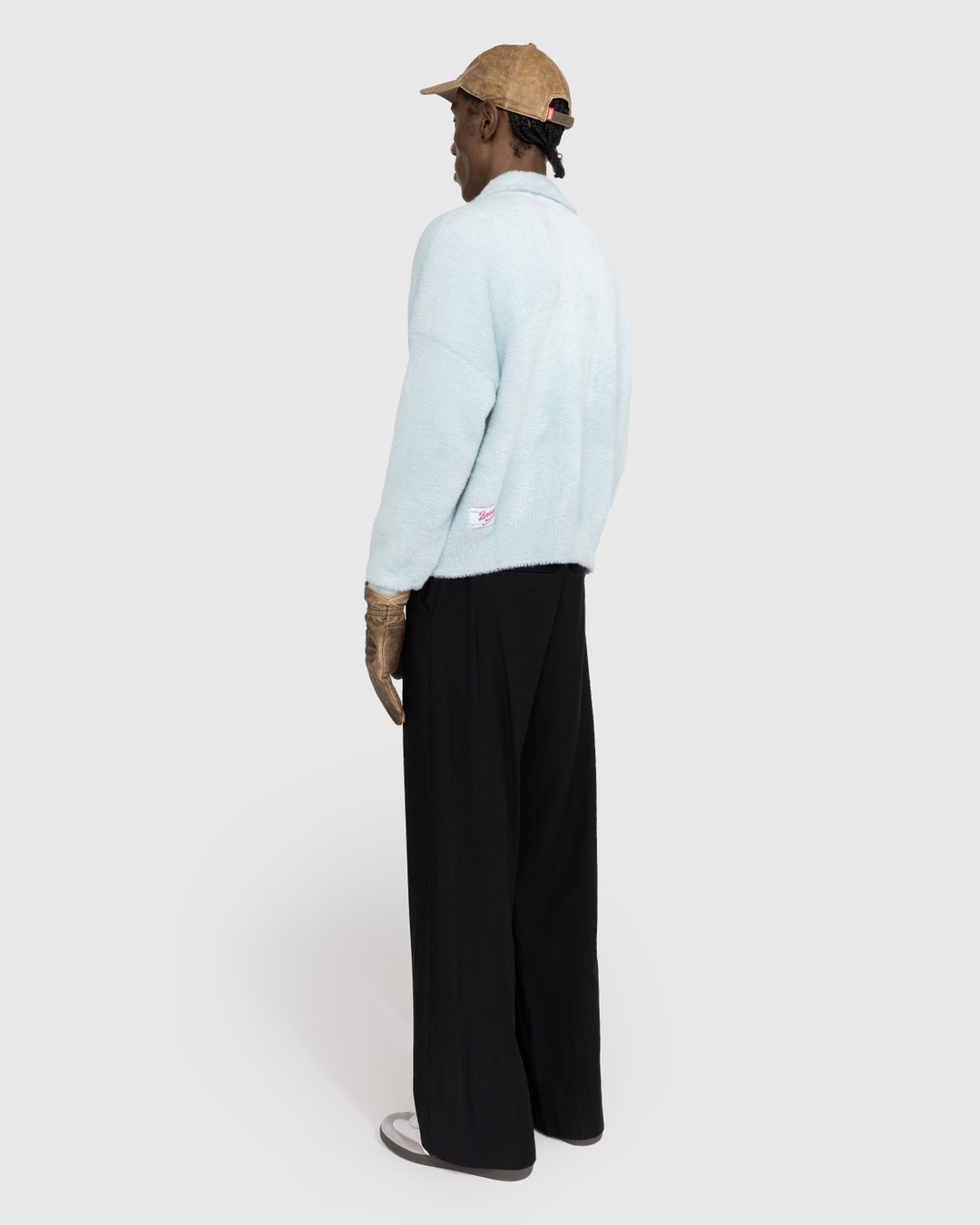 Bonsai – Oversize Knit Polo Ice - Knitwear - Blue - Image 3