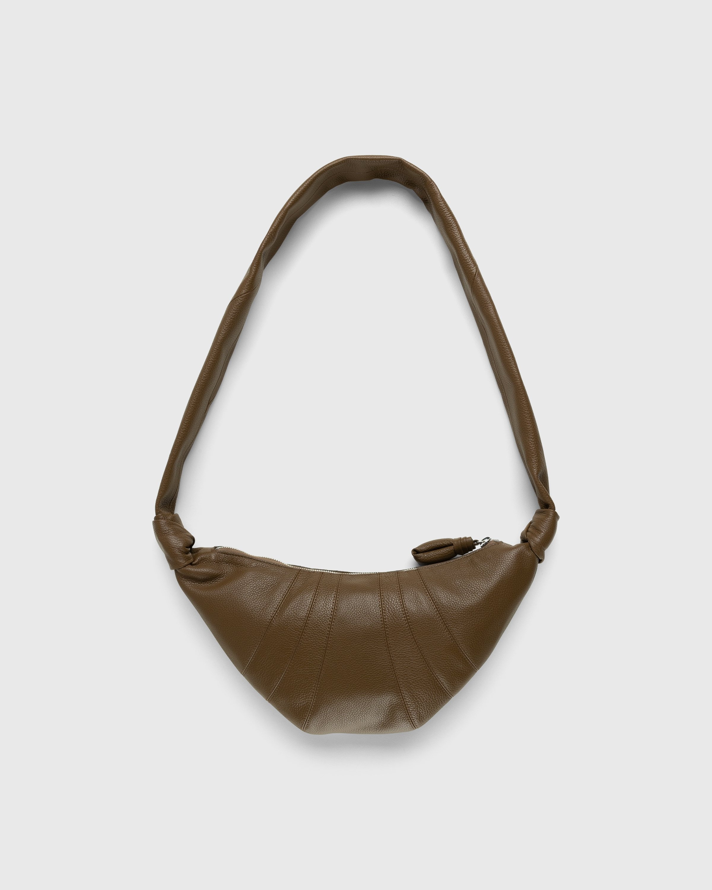 Lemaire - Lemaire Medium Croissant Bag in Peat Green - Hampden Clothing