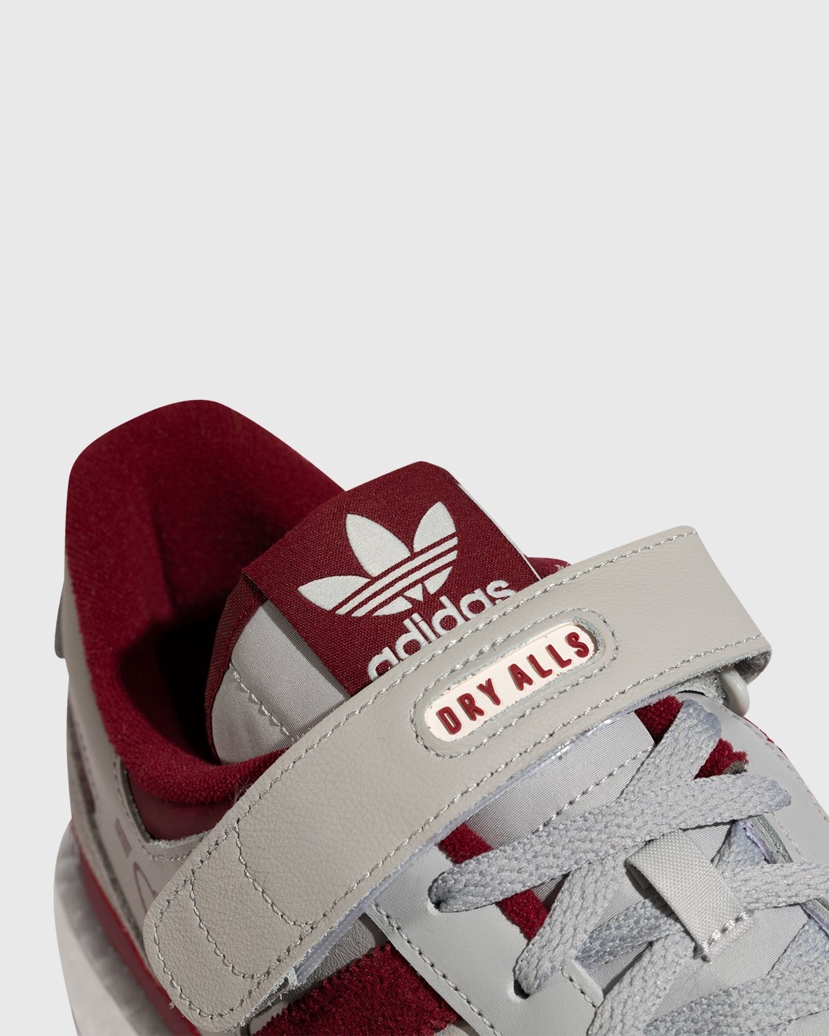 adidas Originals x Human Made – Forum Low Burgundy - Sneakers - Grey - Image 4