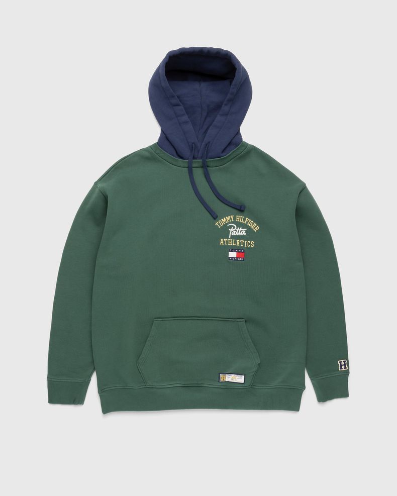 Hoodie Midnight Green