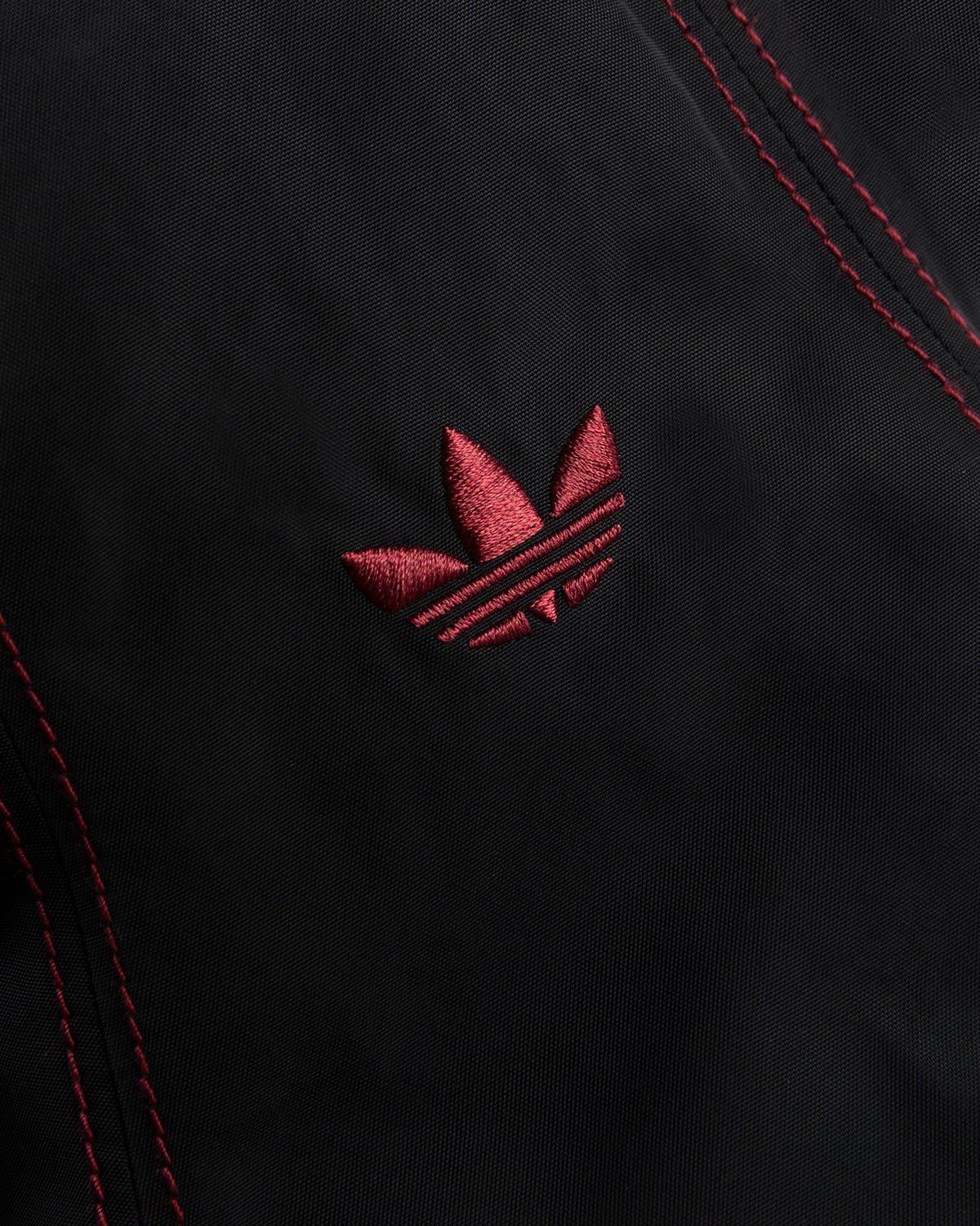 Adidas x Wales Bonner – Sunhat Black Burgundy - Bucket Hats - Red - Image 4