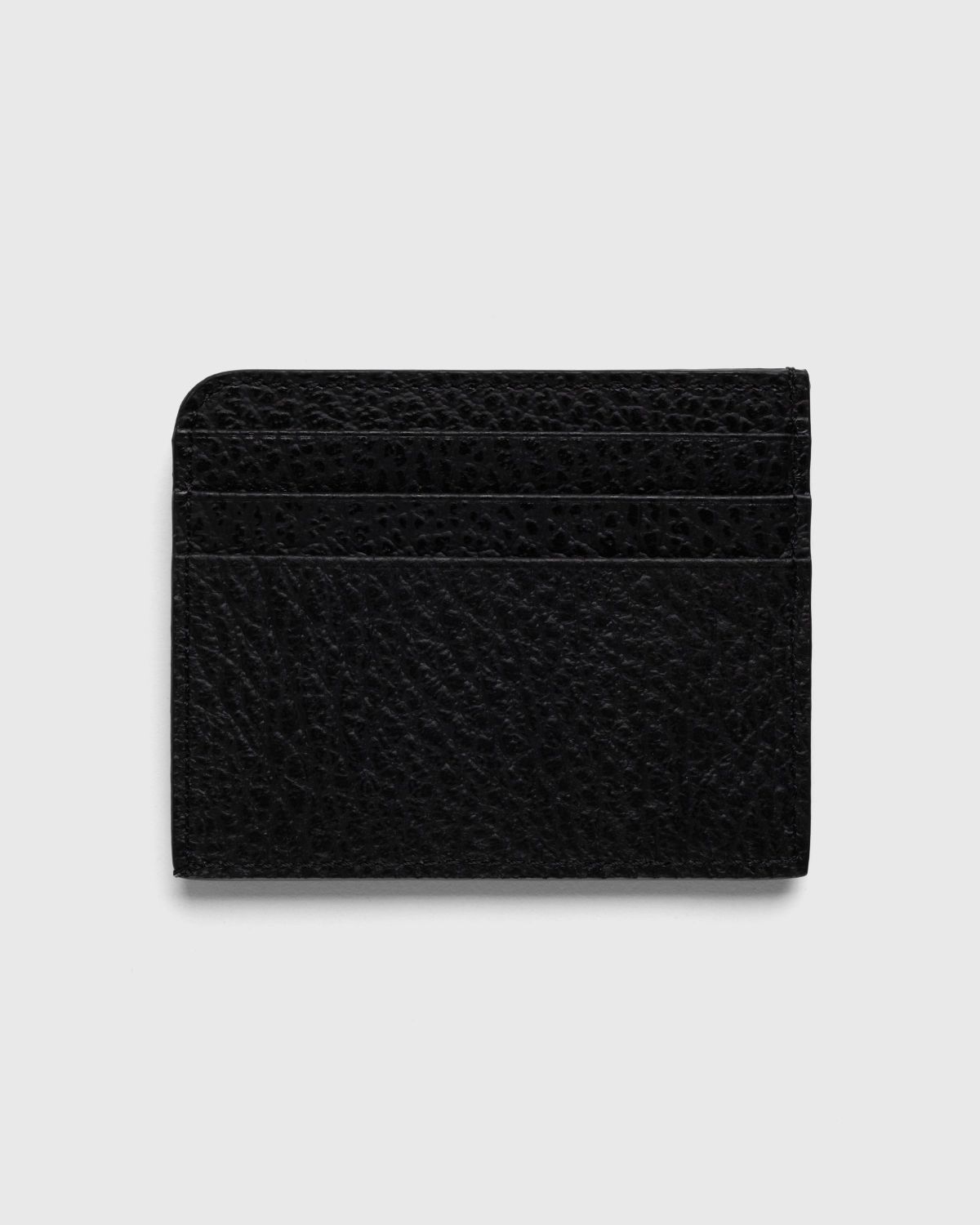 Maison Margiela – Leather Card Holder Black - Wallets - Black - Image 2