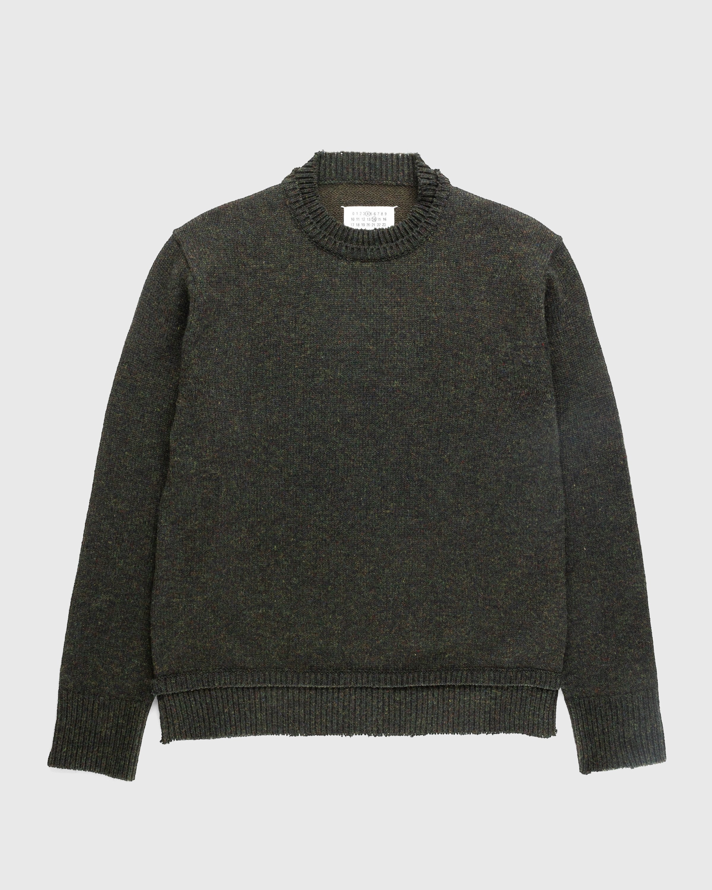 Maison Margiela Elbow Patch Sweater Dark Green Highsnobiety Shop
