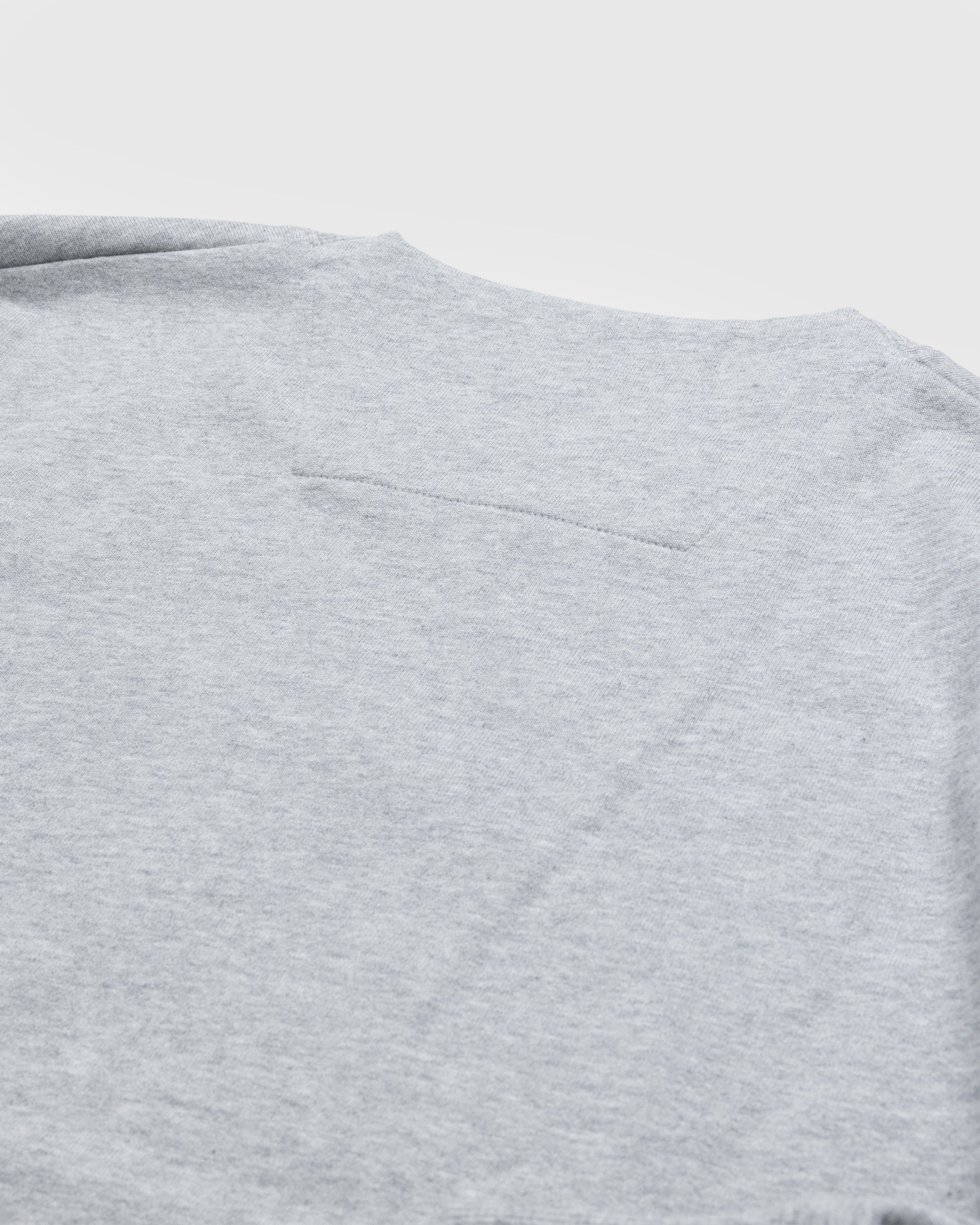 C.P. Company Diagonal Raised Fleece Logo Sweatshirt Grey