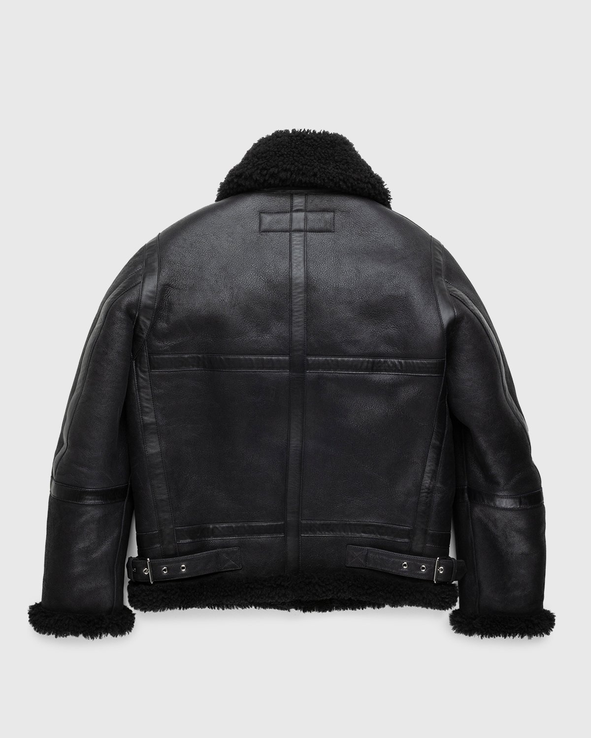 Acne Studios – Shearling Aviator Jacket Black - Outerwear - Black - Image 2