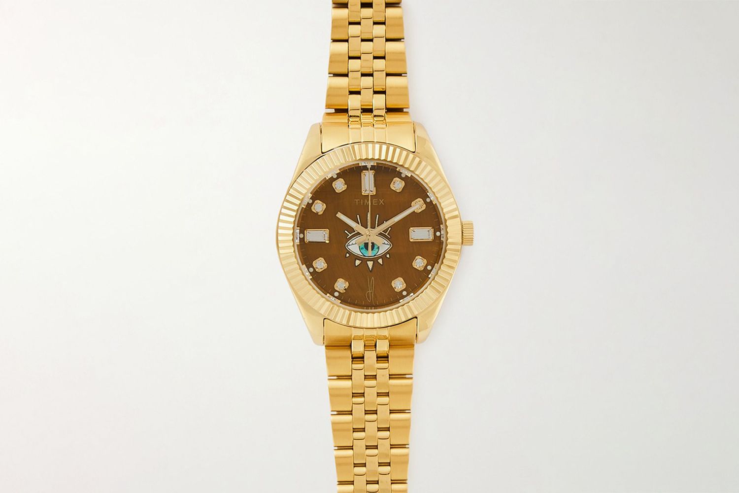 Jacquie Aiche 38mm Gold-Tone Stainless Steel and Tiger's Eye Watch