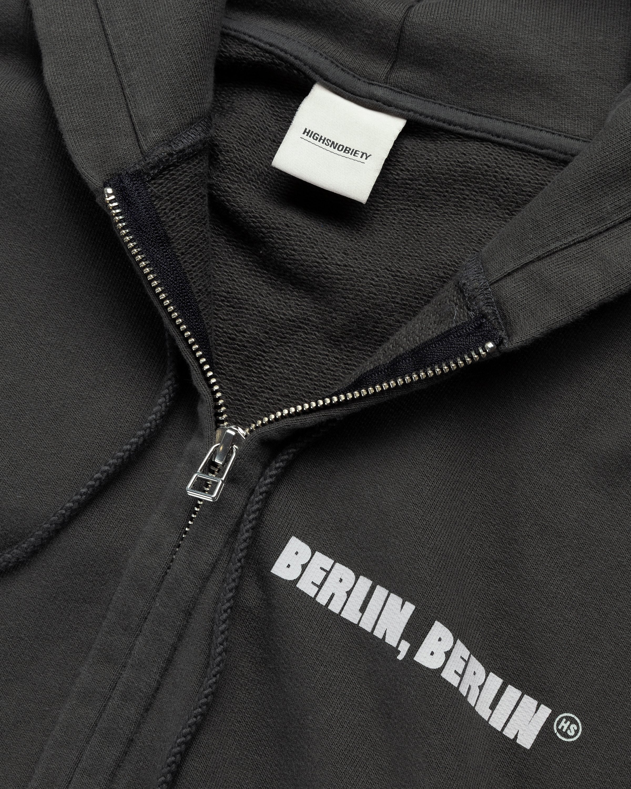 Highsnobiety – BERLIN, BERLIN 3 Zip Hoodie Black - Sweats - Black - Image 6
